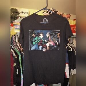 Demon Slayer Black Kids T-Shirt
